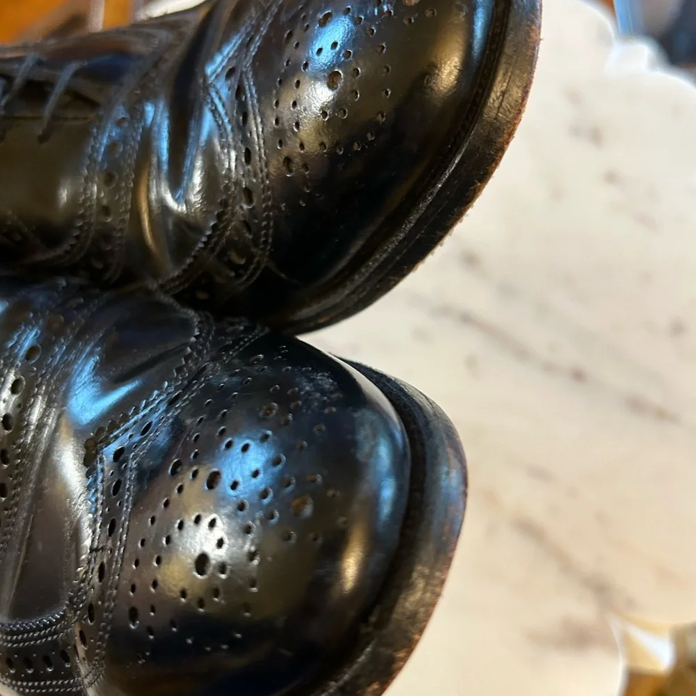 Allen Edmonds McAllister Wingtip Oxford Leather Shoes 9 C